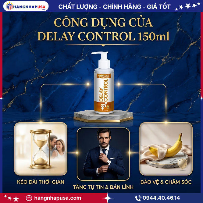 Công dụng sản phẩm Delay Control 150ml