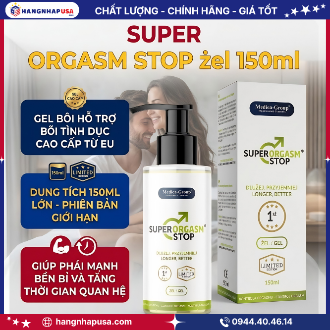 Thông tin về sản Super Orgasm Stop Zel 150ml