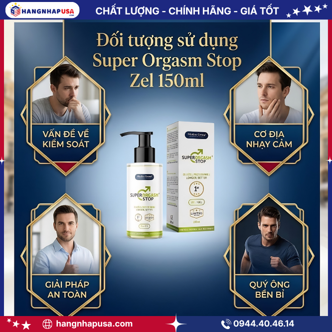 Đối tượng của Super Orgasm Stop Zel 150ml