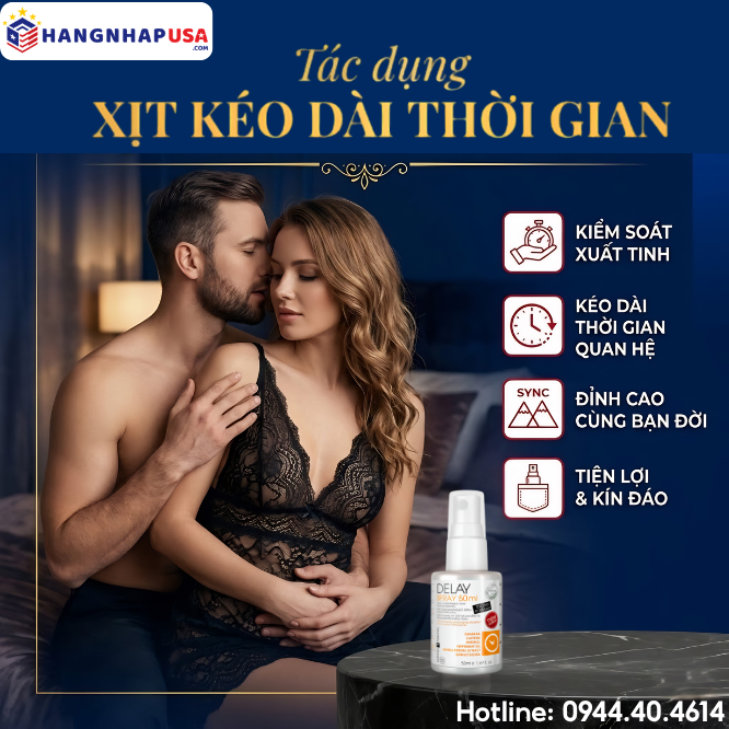 Tác dụng xịt kéo dài thời gian