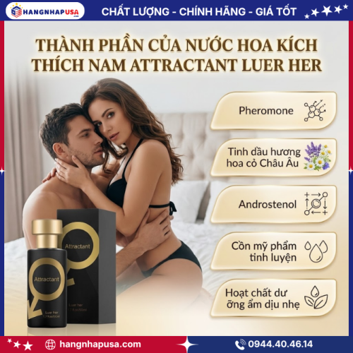 Thành phần của nước hoa kích thích nam Attractant Luer Her