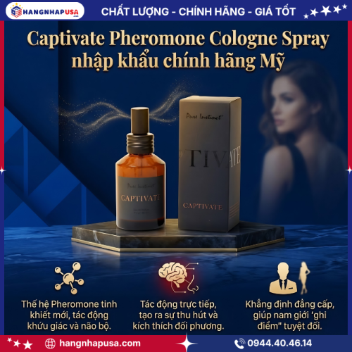 Thông tin sản phẩm Captivate Pheromone Cologne Spray