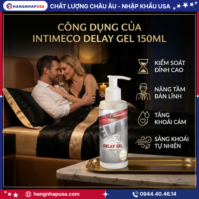 Công dụng của Intimeco Delay gel 150ml