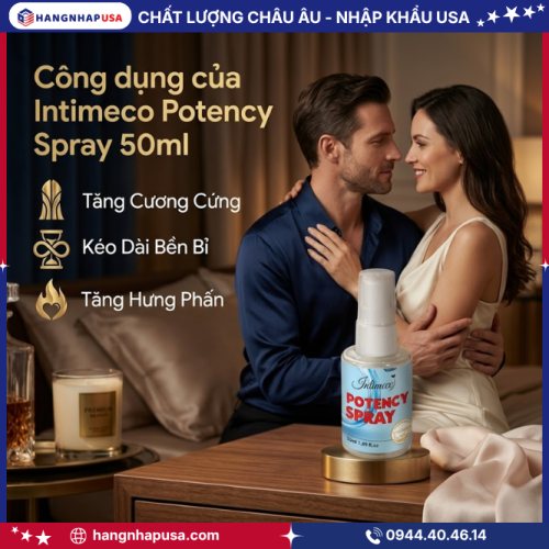 Công dụng của Intimeco Potency Spray 50ml