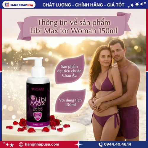Thông tin về sản phẩm Libi Max for Woman 150ml