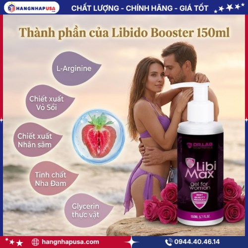 Thành phần của Libi Max for Woman 150ml