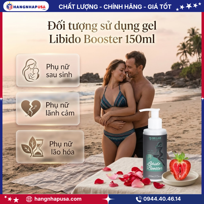 Đối tượng sử dụng gel Libido Booster 150ml