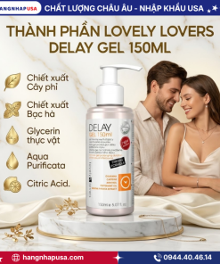 Thành phần Lovely Lovers Delay gel 150ml