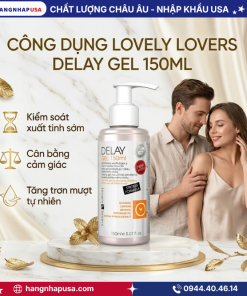 Công dụng vượt trội của Lovely Lovers Delay gel 150ml
