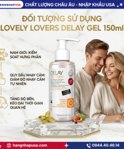 Đối tượng sử dụng Lovely Lovers Delay gel 150ml