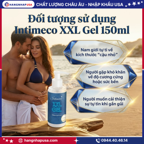 Đối tượng sử dụng Intimeco XXL Gel 150ml