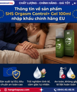 ảnh bìa Xịt chống xuất tinh sớm SHS Orgasm Control+ Gel 100ml