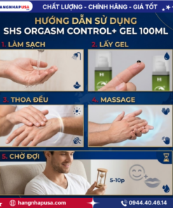 ảnh bìa Xịt chống xuất tinh sớm SHS Orgasm Control+ Gel 100ml