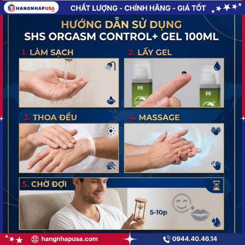 Xịt chống xuất tinh sớmSHS Orgasm Control+ Gel 100ml-8 ảnh bìa Xịt chống xuất tinh sớm SHS Orgasm Control+ Gel 100ml