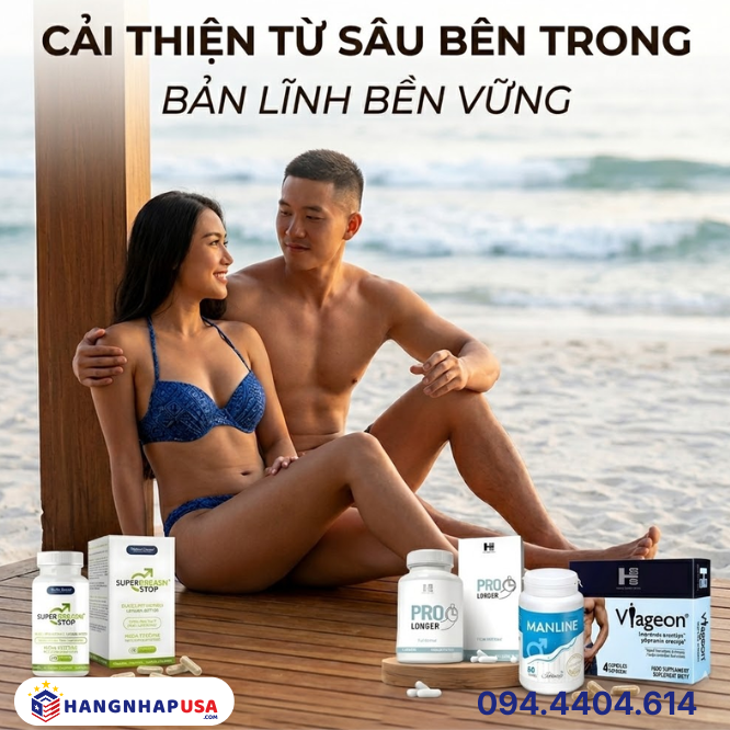 Thuốc uống hỗ trợ kéo dài thời gian quan hệ