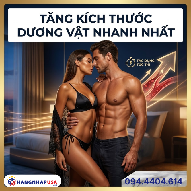 Tăng kích thước dương vật nhanh nhất