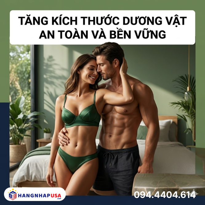 Tăng kích thước dương vật an toàn và bền vững