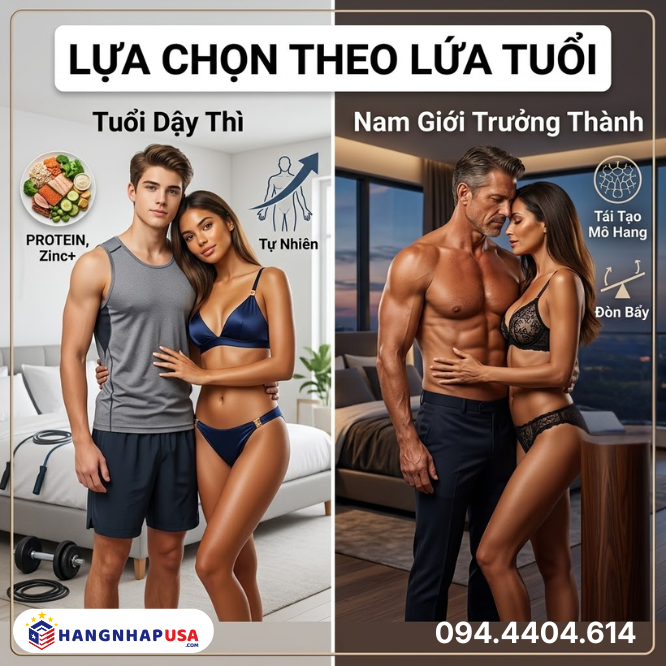 Lựa chọn theo lứa tuổi