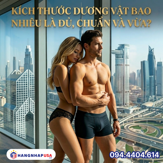 Kích thước dương vật bao nhiêu là đủ, chuẩn và vừa? 