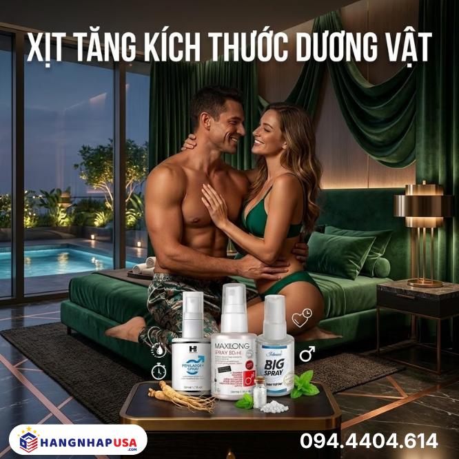 Xịt tăng kích thước dương vật