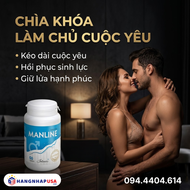 Viên Uống Kéo Dài Cuộc Yêu Manline Nhập Khẩu Mỹ