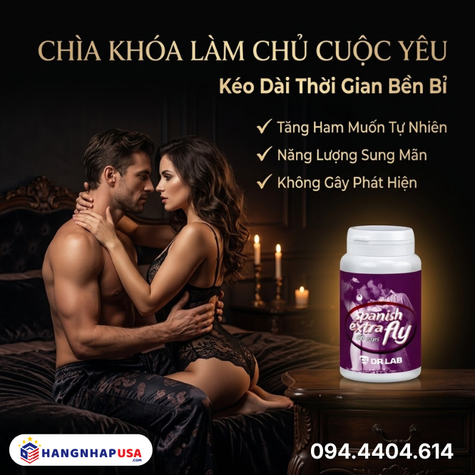 Viên Uống Quan Hệ Lâu Ra Từ Châu Âu Dr.Lab Spanish Extra Fly