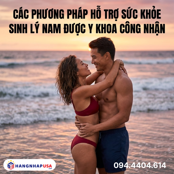 Các phương pháp hỗ trợ sức khỏe sinh lý nam được Y Khoa công nhận