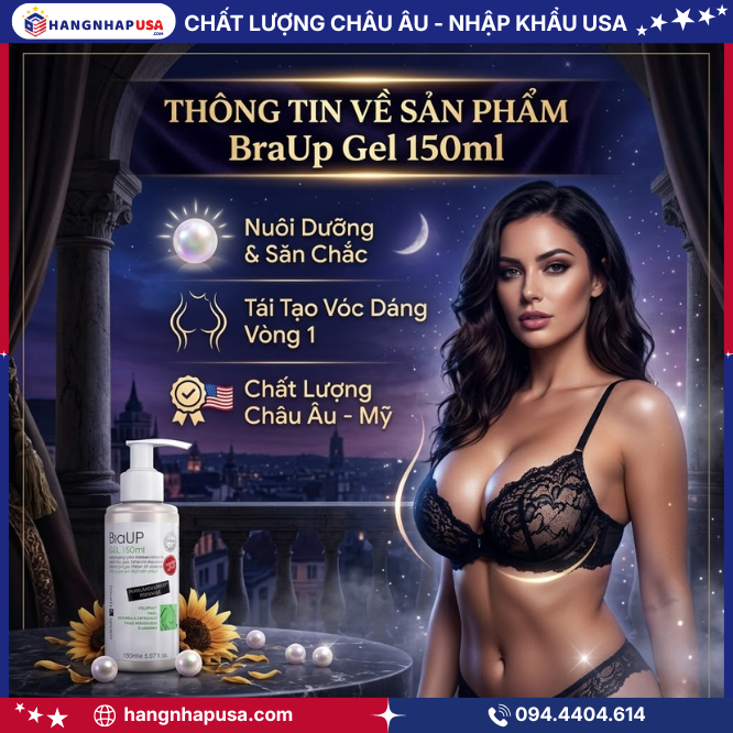 Thông tin về sản phẩm BraUp Gel 150ml