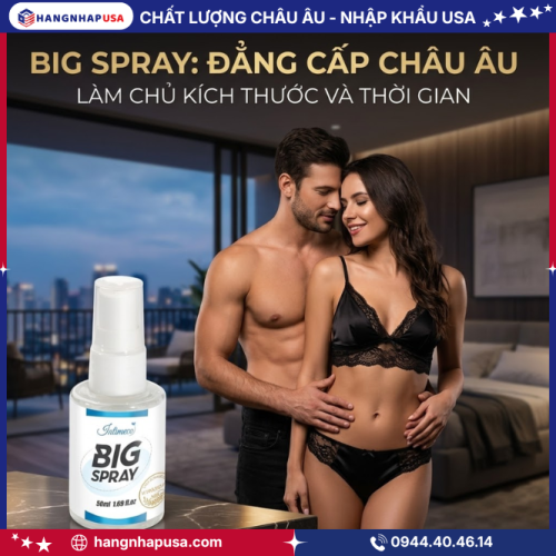 Chai Xịt Tăng Kích Thước Dương Vật Big Spray Là Gì?