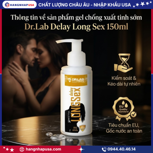 Thông tin về sản phẩm Dr.Lab Delay Long Sex 150ml