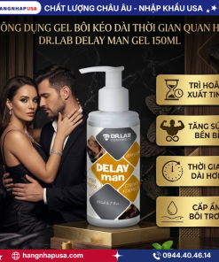 Công dụng gel bôi kéo dài thời gian quan hệ Dr.Lab Delay Man Gel 150ml