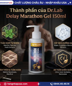 Thành phần của Dr.Lab Delay Marathon Gel 150ml