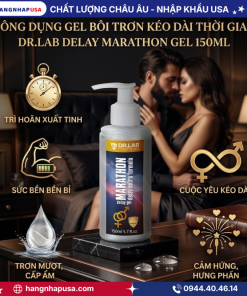 Công dụng gel bôi trơn kéo dài thời gian Dr.Lab Delay Marathon Gel 150ml