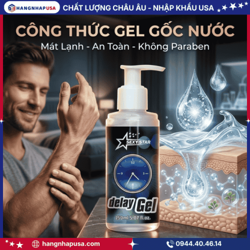 Thành Phần Của Gel Chống Xuất Tinh Sớm Sexy Star Delay 