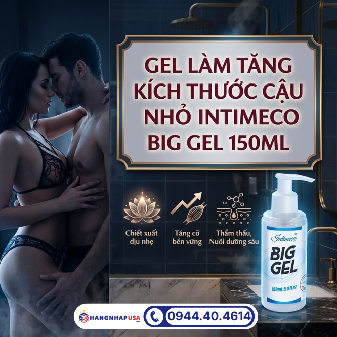 Gel làm tăng kích thước cậu nhỏ Intimeco Big Gel 150ml