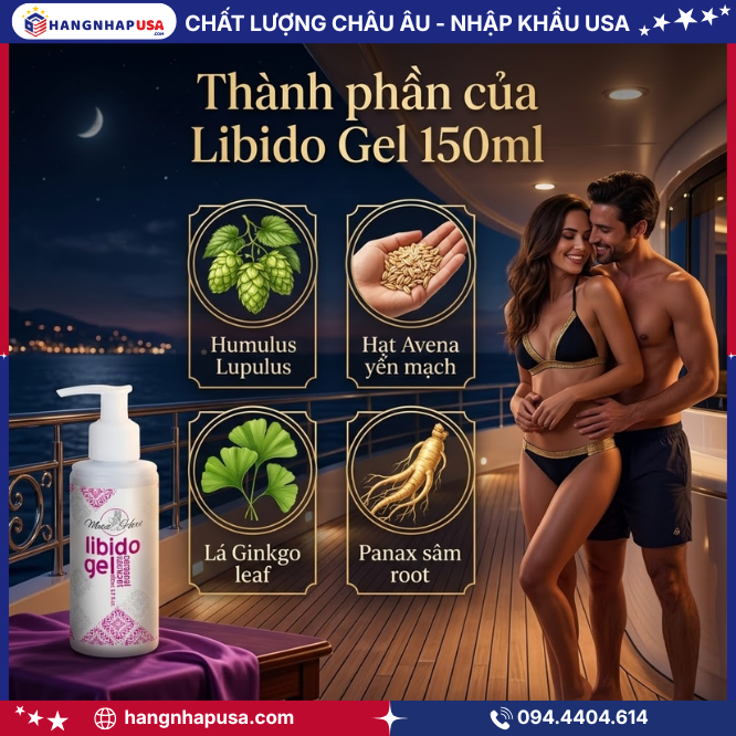 Thành phần của Libido Gel 150ml