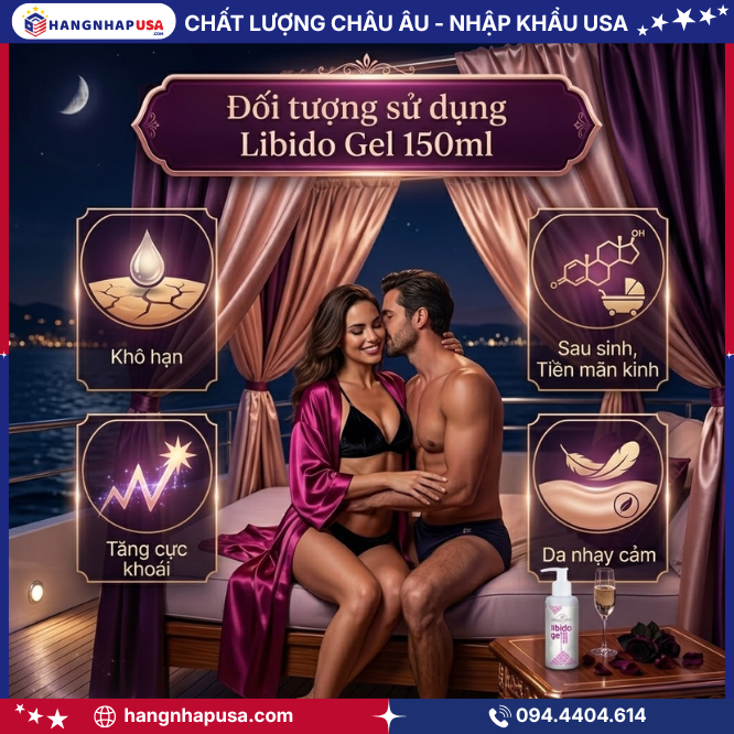 Đối tượng sử dụng Libido Gel 150ml