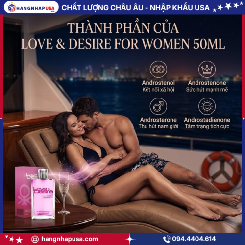 Thành phần của Love & Desire For Women 50ml