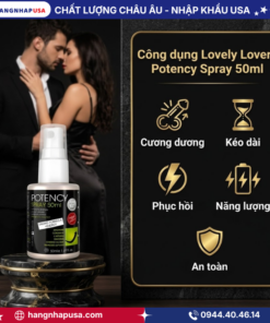 Công dụng Lovely Lovers Potency Spray 50ml