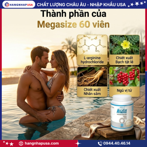 Thành phần của Megasize 60 viên
