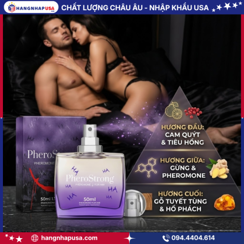 Thành phần nước hoa kích thích PheroStrong For Men