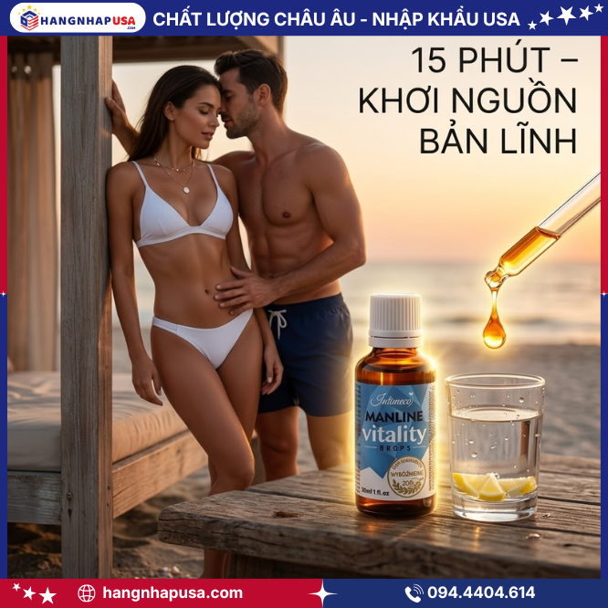 Hướng dẫn sử dụng Manline Vitality để đạt hiệu quả "Vừa lâu - Vừa mạnh"