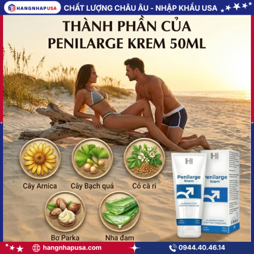 Thành phần của Penilarge Krem 50ml