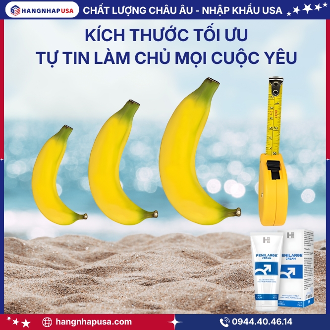 Công dụng gel tăng kích thước dương vật Penilarge Krem 50ml