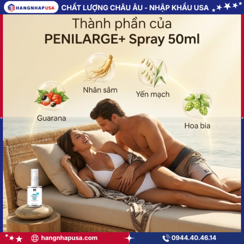 Thành phần của PENILARGE+ Spray 50ml