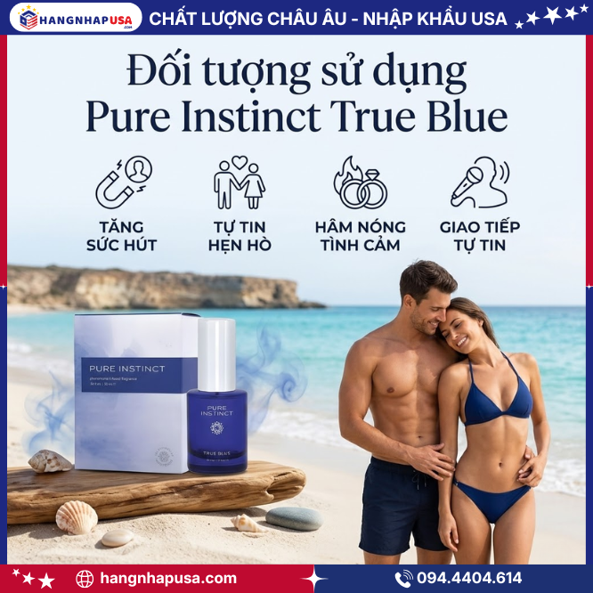 Đối tượng sử dụng Pure Instinct True Blue