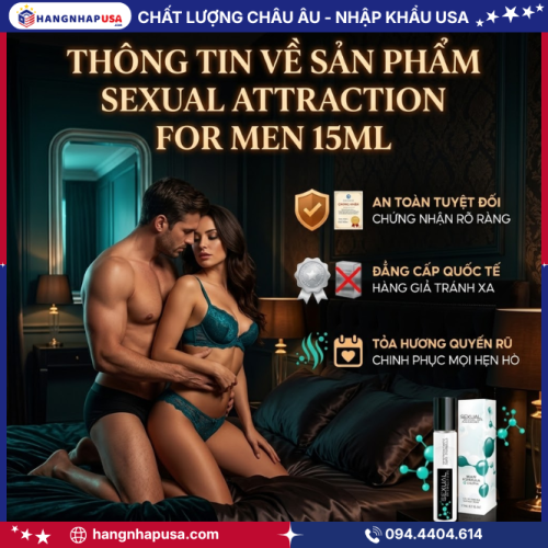 Thông tin về sản phẩm Sexual Attraction For Men 15ml