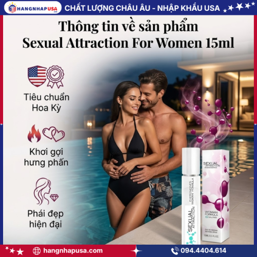 Thông tin về sản phẩm Sexual Attraction For Women 15ml