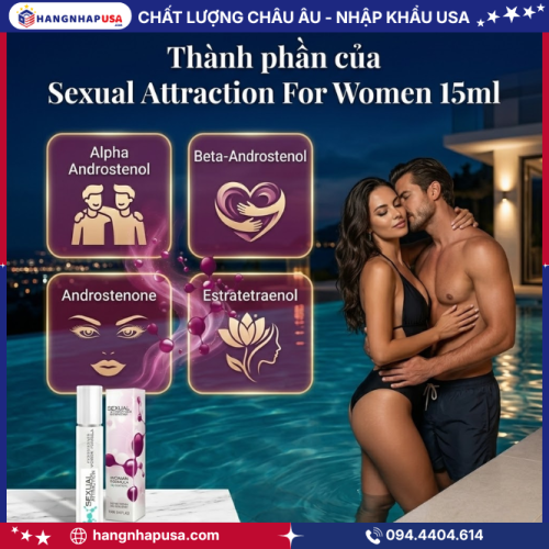 Thành phần của Sexual Attraction For Women 15ml