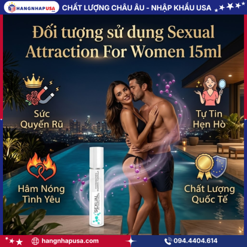 Đối tượng sử dụng Sexual Attraction For Women 15ml